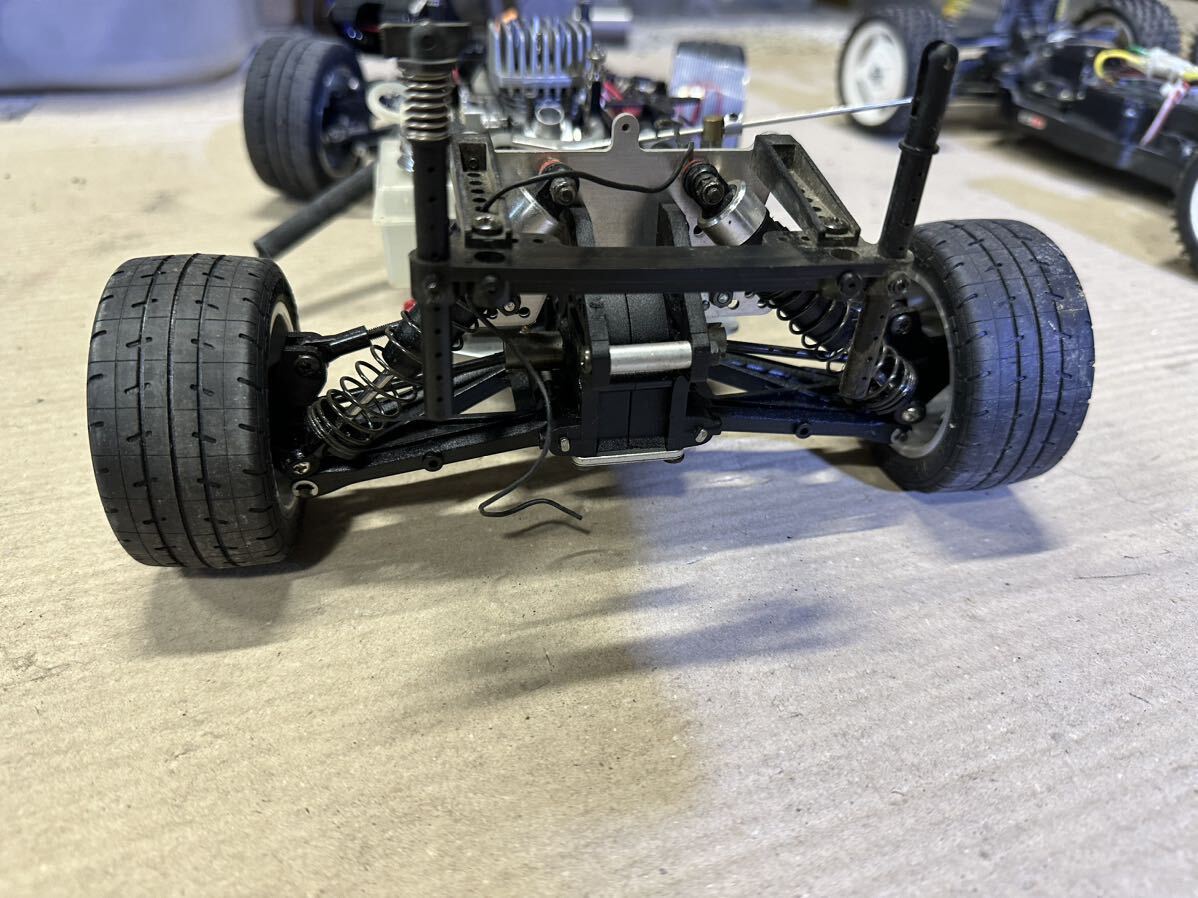 (M1) Kyosho KYOSHO engine radio-controller aluminium chassis present condition secondhand goods 