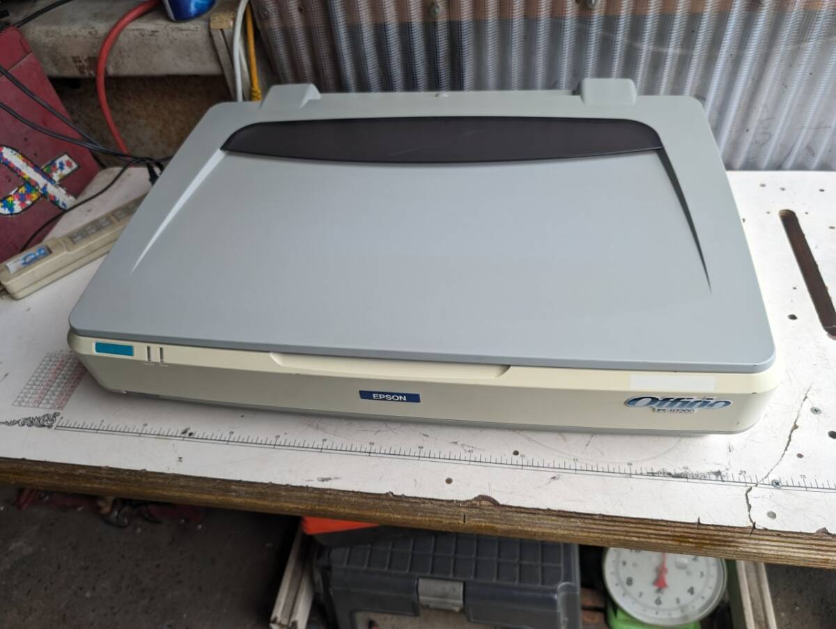 T*S:EPSON Epson ES-H7200 flatbed scanner -A3 correspondence electrification verification only present condition goods 