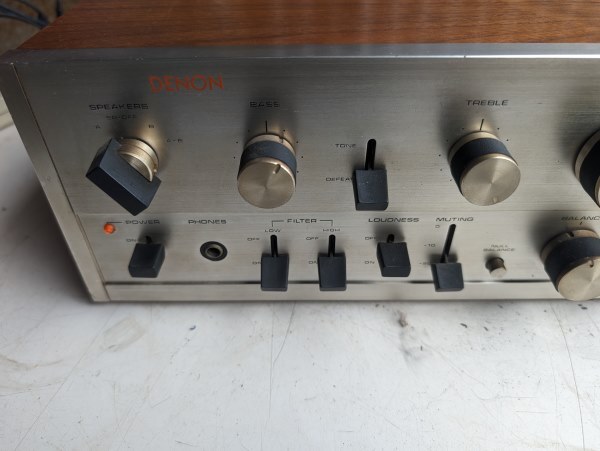 S:DENON Denon pre-main amplifier PMA-500 56W present condition goods 