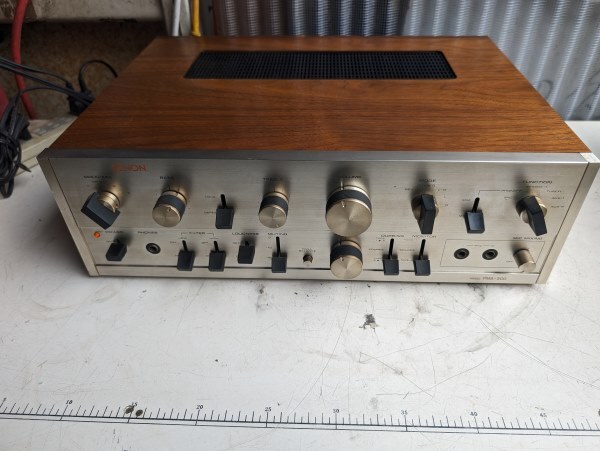 S:DENON Denon pre-main amplifier PMA-500 56W present condition goods 