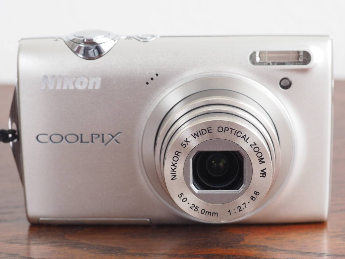 Nikon ニコン COOLPIX S5100 ウォームシルバー ジャンク_画像2