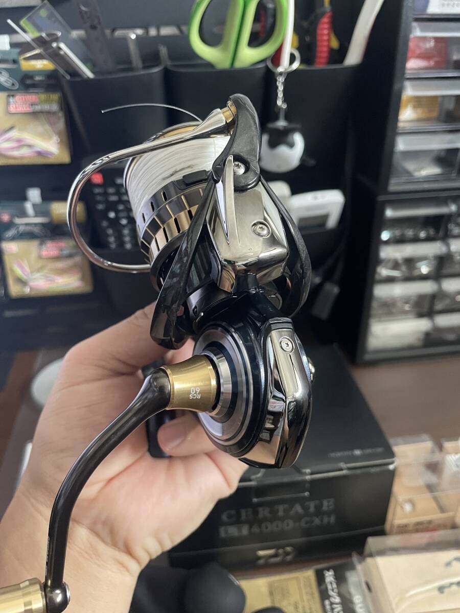 DAIWA 19セルテート LT4000-CXH SLPワークス スプール ハンドルキャップ ハンドル ハンドルノブ ベアリング追加 美品 フルカスタム_画像3