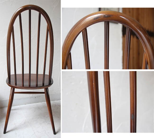 ■店頭価格￥３８５００■アーコール クエーカーチェア４４■英国 Ercol ヴィンテージチェア 木製・古木椅子の画像9