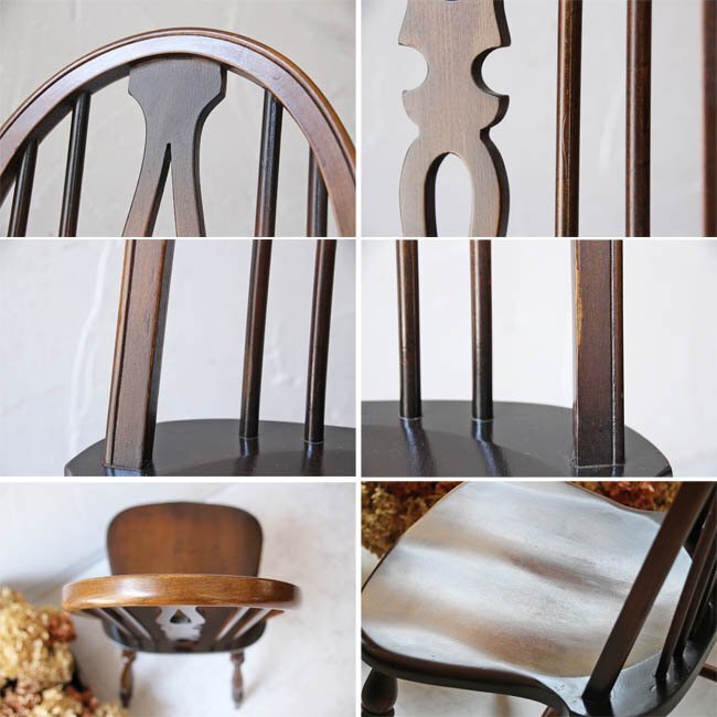 ■店頭価格 ￥３８５００■ダイニングチェア３３・イギリスヴィンテージ家具・古木椅子・英国アンティーク家具の画像6