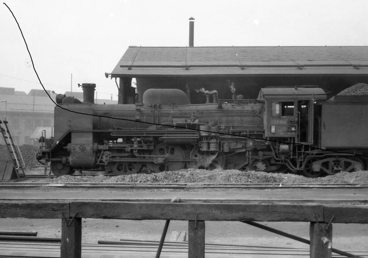 国鉄時代 昭和47年 北海道 SL 蒸気機関車 C58型 33号機 JNR 門鉄デフなど ９枚 データをメール添付で送信かCD-Rで。 の画像5