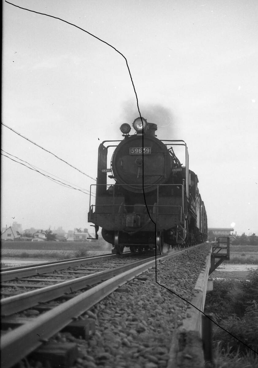 国鉄時代 昭和47年 北海道 SL 蒸気機関車 9620型 　10枚　データをメール添付で送信かCD-Rで。　_画像1