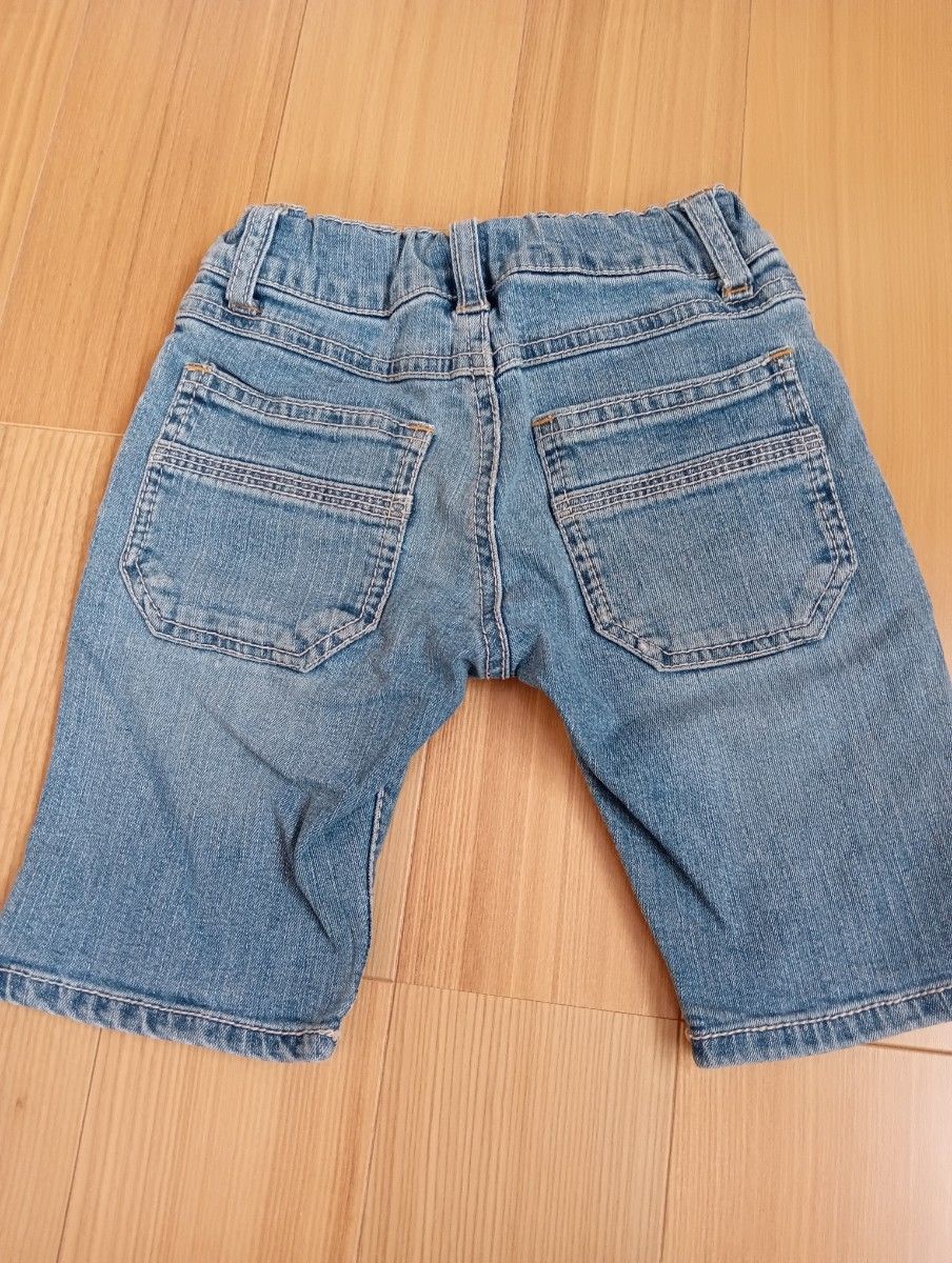 男の子　夏服　シャツ　ハーフパンツ　95　キッズ　グローバルワーク　半ズボン