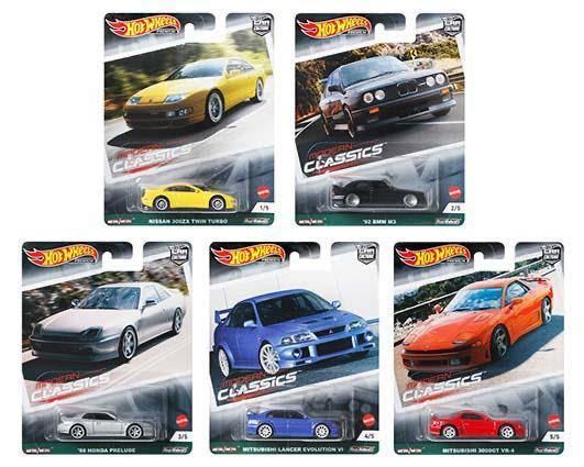 Hot Wheels Car Culture カーカルチャー 2021 MODERN CLASSICS 300ZX PRELUDE プレリュード 三菱 3000GT LANCER ランサー BMW M3の画像1