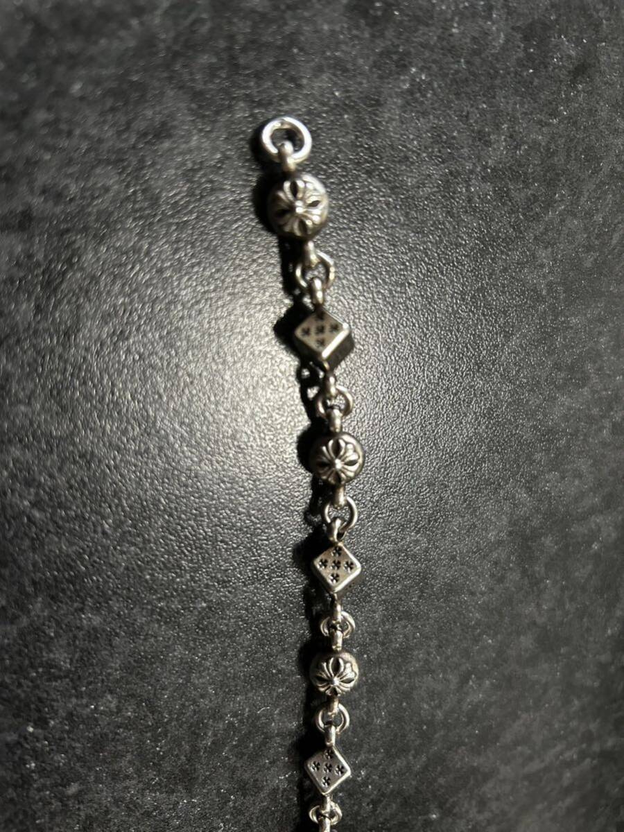 CHROME HEARTS Dice And Crossball Bracelet 9LINK クロムハーツ CHROME HEARTS Dice And Crossball Bracelet 9LINK クロムハーツ