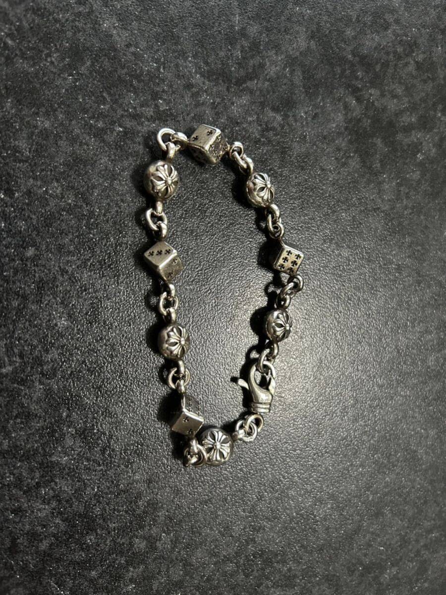 CHROME HEARTS Dice And Crossball Bracelet 9LINK クロムハーツ CHROME HEARTS Dice And Crossball Bracelet 9LINK クロムハーツ