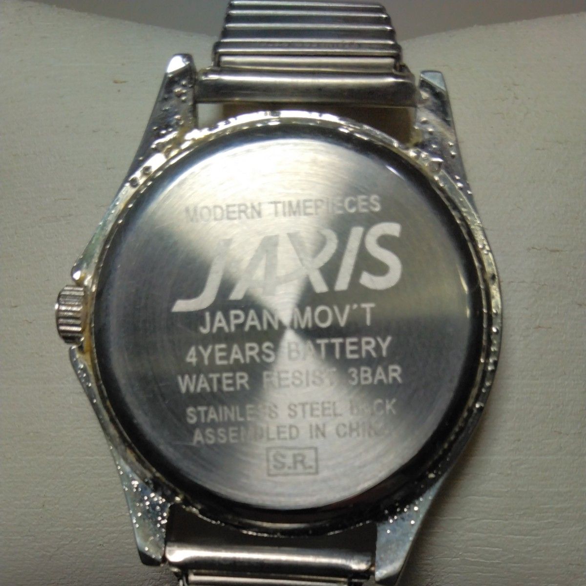 SUN FLAME サン・フレイム J-AXIS ジェイアクシス SSG06-SW SCRIPT メンズ クオーツ腕時計