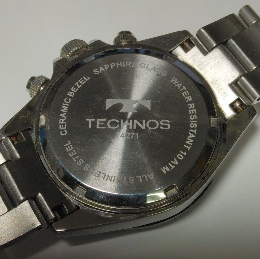 TECHNOS テクノス メンズ クロノグラフ T4271TB