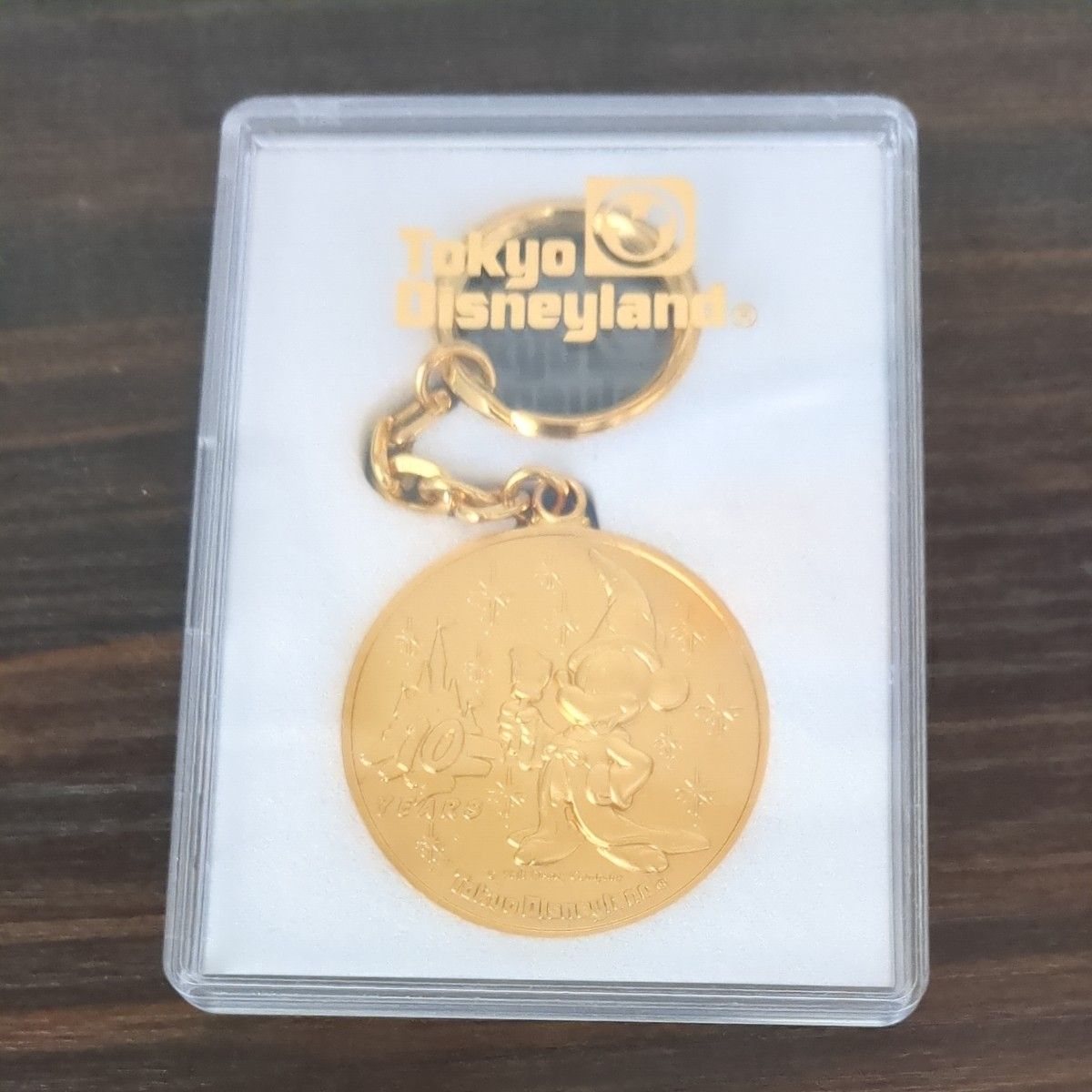東京ディズニーランド キーホルダー 10周年記念メダル グッズ Disneyland　ミッキーマウス
