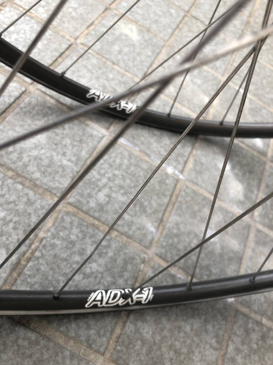 ARAYA アラヤ ADX-1 ホイール 28H DURA-ACE シマノ デュラエース 700C チューブラー 中古の画像4