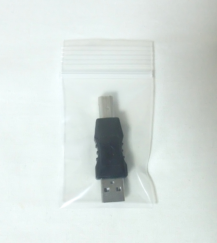 USB2.0(A) male .USB2.0(B) male . conversion make adapter ( black color, new goods )
