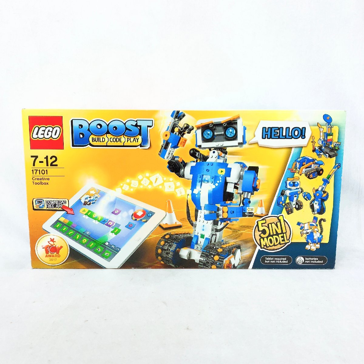 未使用 未開封 LEGO レゴ BOOST BUILD CODE PLAY ブースト クリエイティブ ボックス 17101 プログラミング ブロック 知育 玩具の画像2