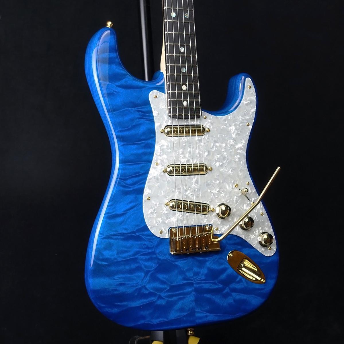 Fender Custom Shop ＜フェンダーカスタムショップ＞ Quilt Maple Stratocaster NOS Sapphire Blue Trans_画像1