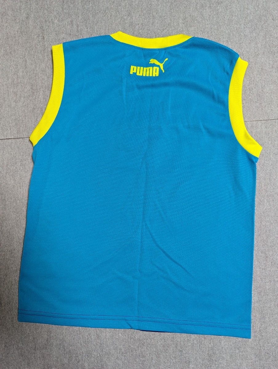  PUMA　ジュニア ノースリーブシャツ　130cm   スポーツ速乾