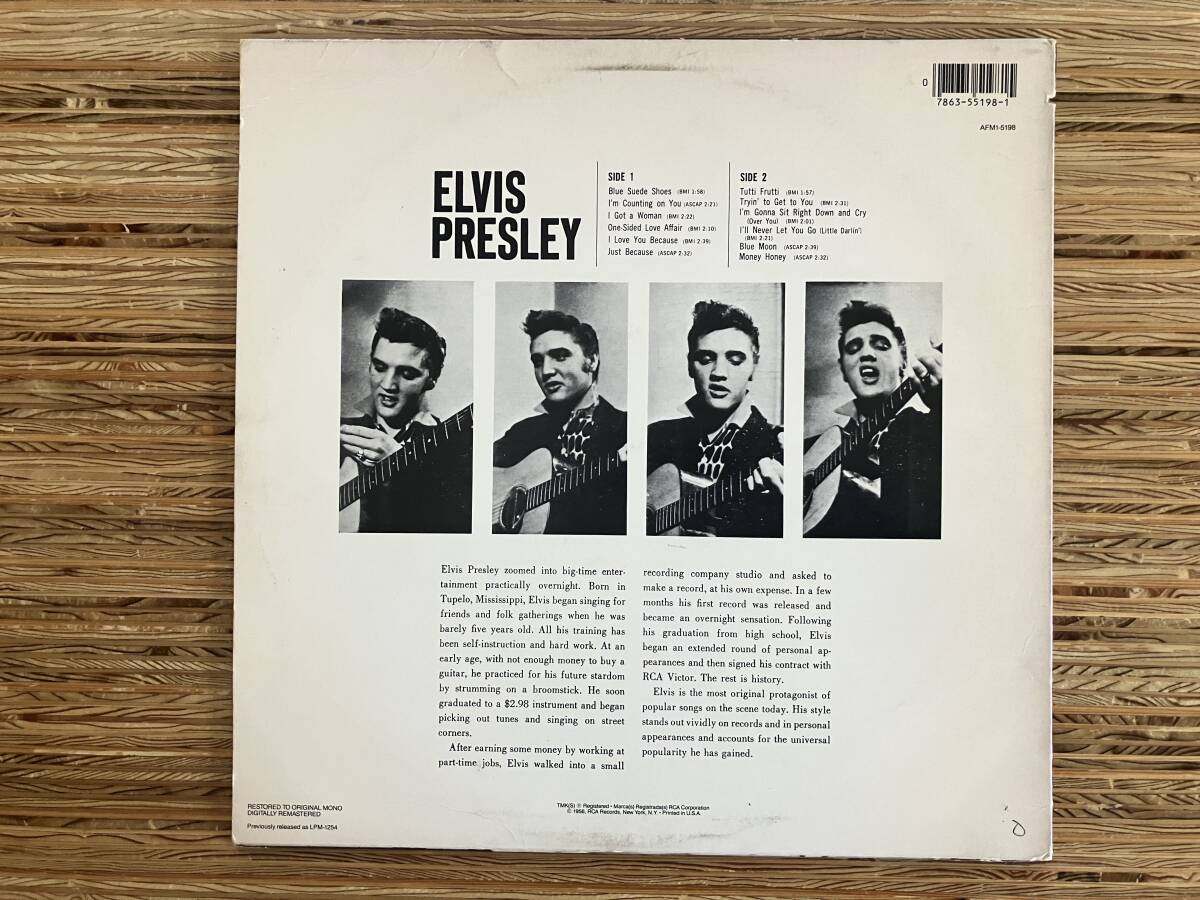 Elvis Presley Elvis Presley LP　RCA Victor　エルヴィス・プレスリー　_画像2