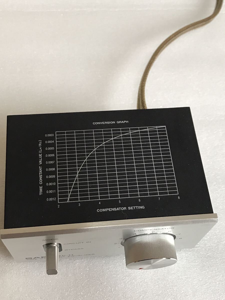 SAEC サエク TC-11 TIME CONSTANT EQUALIZER タイムコンスタント イコライザー 動作未確認　中古現状品