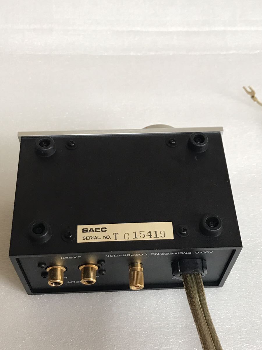 SAEC サエク TC-11 TIME CONSTANT EQUALIZER タイムコンスタント イコライザー 動作未確認 中古現状品の画像7