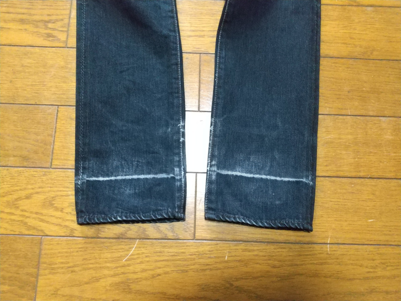 Johnbull cell bichi Denim w80cm slim Fit sending 230 jpy possibility button fly black made in Japan 