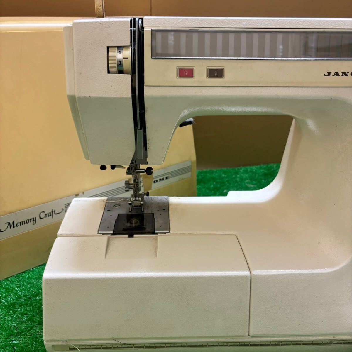 JANOME ジャノメ MODEL 6500 ミシン Memory Craft メモリークラフト ハンドクラフト 手工芸 裁縫 フットペダル通電確認済_画像4