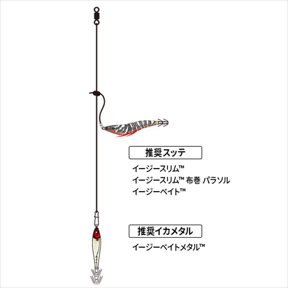 デュエル イージースリム 布巻 80mm 18 ブルー夜光ピンクレッド-BLPR(du-514657)[M便 1/8]_画像2