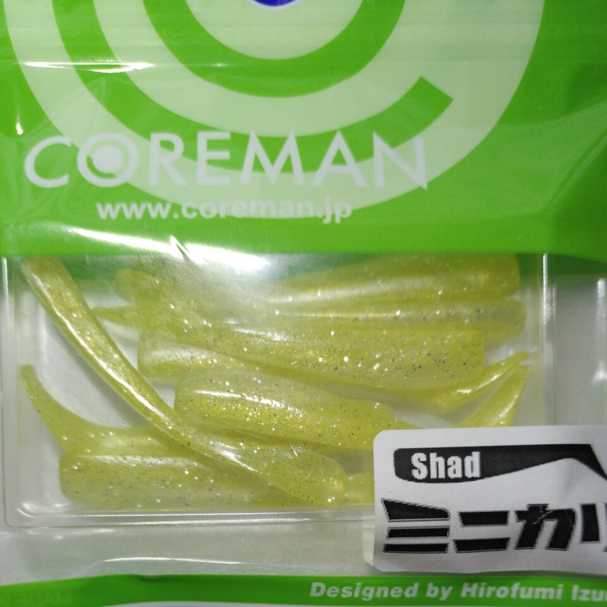 【新品,未使用】コアマン(COREMAN)　CA-03ミニカリ　シャッド　2.4インチ　6色×各1　シーバス　マイクロ　タチウオ