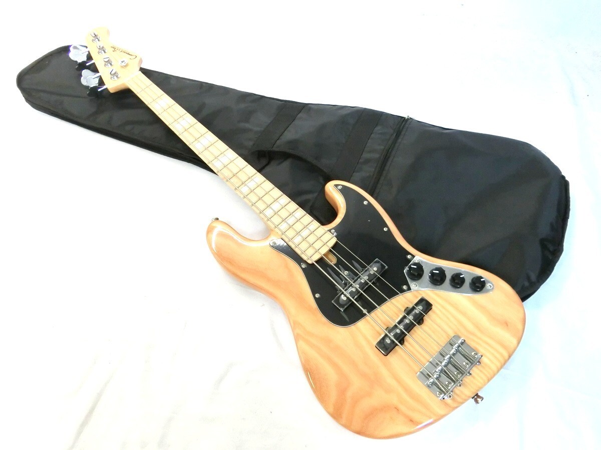 1000円スタート エレキベース Compact Bass コンパクトベース 本体 ソフトケース 弦楽器 4弦 ストライト 演奏 ライブ バンド 2 ZZ30004の画像1