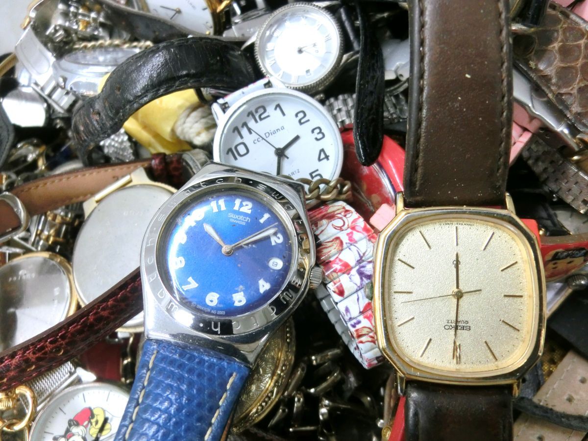 1000円スタート 時計 大量まとめ 重さ約36kg ENICAR INCABLOC/CYMA TRUSTY/TIMEX/SEIKO/TECHNOS等 手巻き クオーツ 機械式他 [] ZZ8020★の画像4