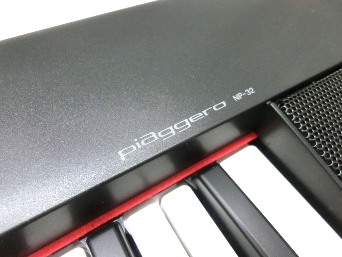 1000円スタート 電子ピアノ YAMAHA piaggero NP-32 ヤマハ ピアジェ―ロ 22年製 音出し確認済み キーボード 鍵盤楽器 TSG □YY8001★の画像9