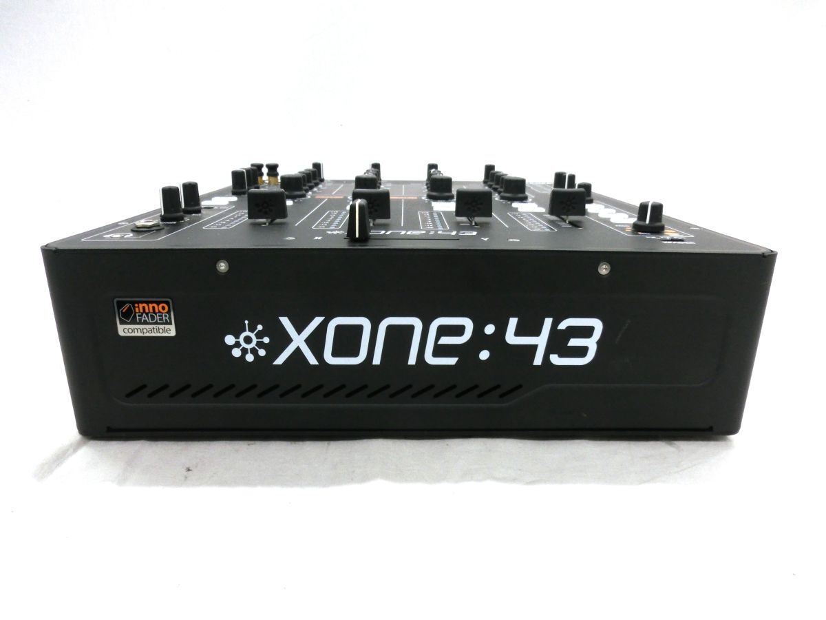 1000円スタート DJミキサー ALLEN&HEATH アレン&ヒース XONE:43 通電のみ確認済み 電源ケーブル付 音響機材 DJ機器 WHO BB8004の画像3