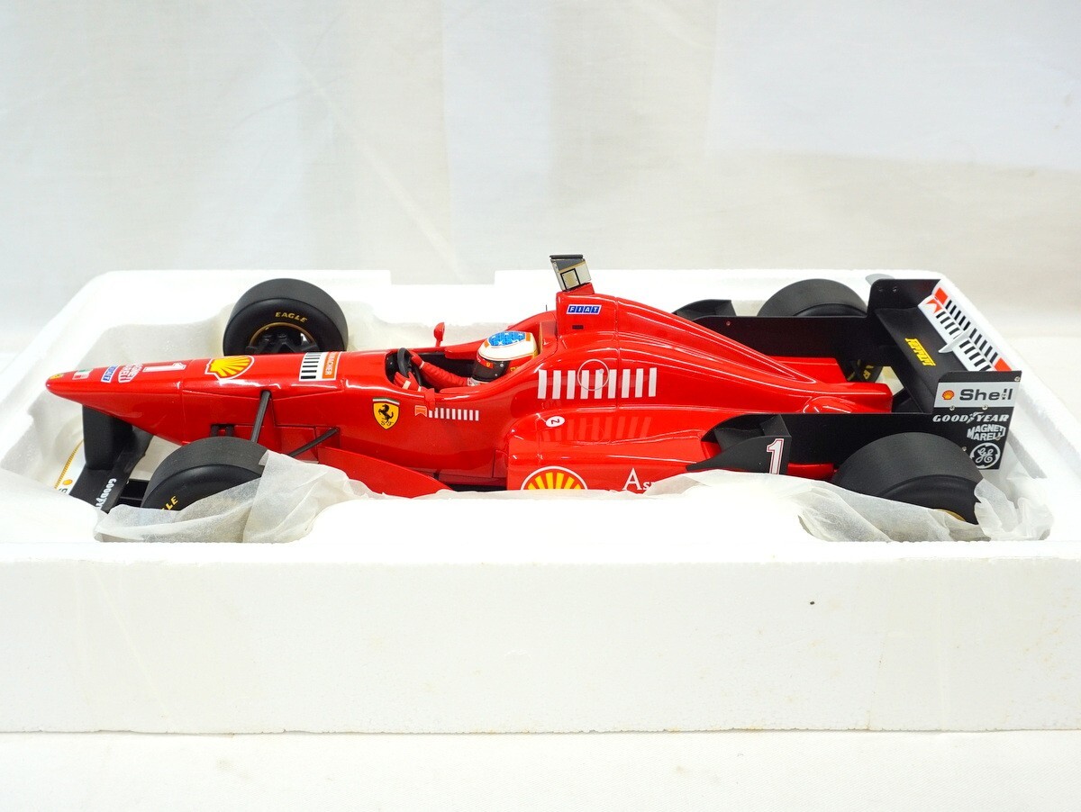 1000円スタート ミニカー モデルカー ミハエル・シューマッハ フェラーリ F 310/2 1:12 MICHAEL SCHUMACHER Ferrari Paul’s TKW BB30002の画像6