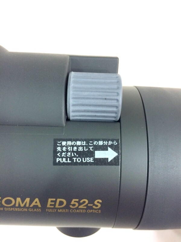 1000円スタート 単眼鏡 Vixen フィールドスコープ ジオマ ED52-S ビクセン 接眼レンズ付き 外箱付き 取説付き 3 BB3015の画像5