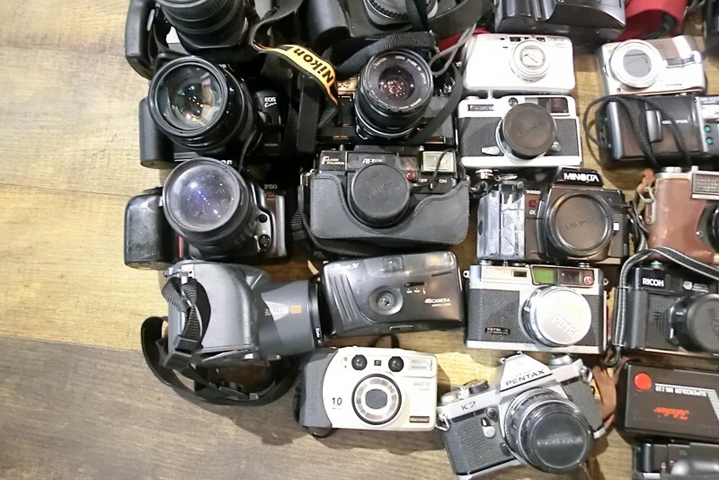 1000円スタート カメラ フィルムカメラ ビデオカメラ レンズ 等 約154点まとめ Nikon/FUJIFILM/KONICA/Canon等 動作未確認 [2] AA4003の画像2