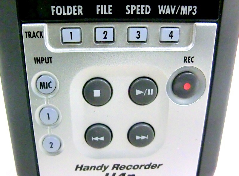 1000円スタート 録音機材 ZOOM ズーム Handy Recorder H4n スタンダードモデル 録音 4トラック同時録音 内蔵XYステレオマイク 4 BB①215の画像4