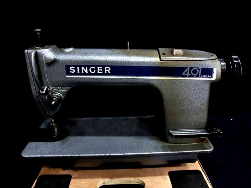 1000 jpy start sewing machine SINGER 491 D200AA singer industry for sewing machine handcraft handicraft electrification not yet verification receipt only (pick up) limitation 3 sewing machine F①203