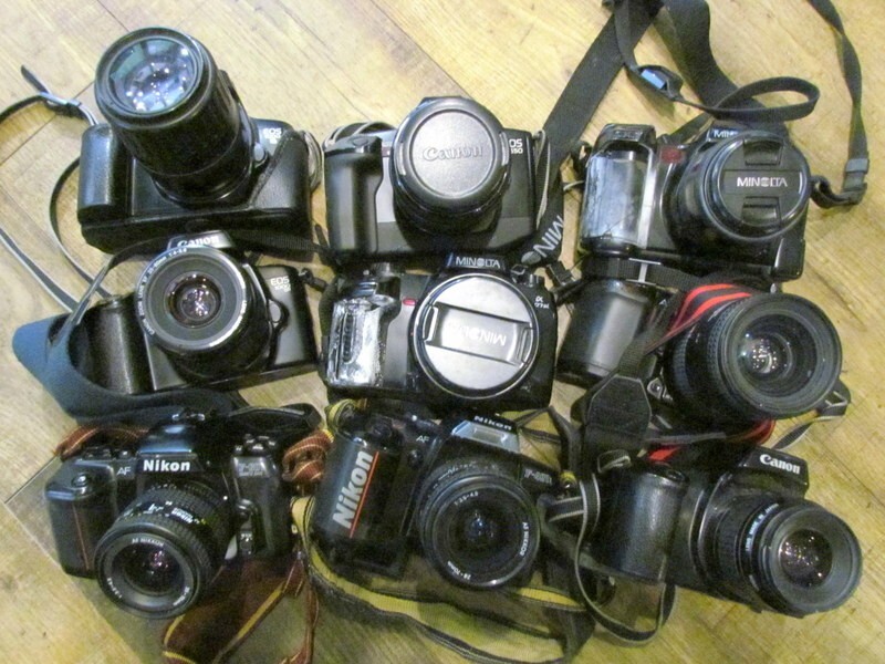 1000円スタート カメラ レンズ 約140点まとめ 大量 Nikon/Canon/OLYMPUS/SONY/Konica 他 MF/AF/レンジF/コンパクトカメラ等 [2] A9001の画像2