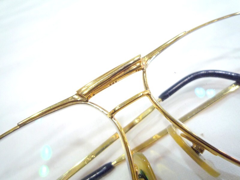 1000円スタート 眼鏡 Cartier 150 061 カルティエ フルリム 度入り眼鏡 総重量約42.5g めがね メガネ ファッション小物 3 AA1004の画像3