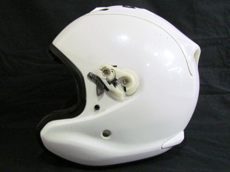 1000円スタート ヘルメット Arai アライ SNELL スネル M2010 フルフェイス型 59.60CM 2000年製 ホワイト 白 日本製 バイク用品 4 B9012_画像5