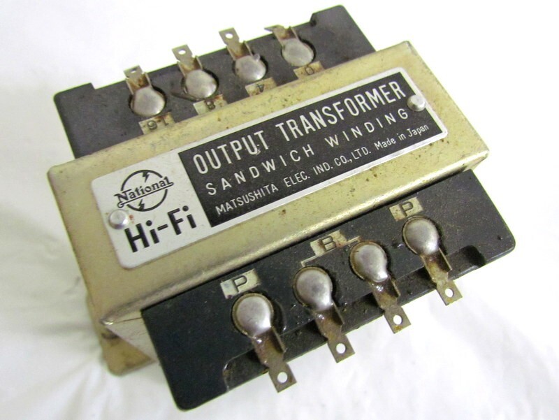 1000円スタート 出力トランス 2点セット National ナショナル Hi-Fi OUTPUT TRANSFORMER オーディオ機器 箱付き 3 A9026の画像4