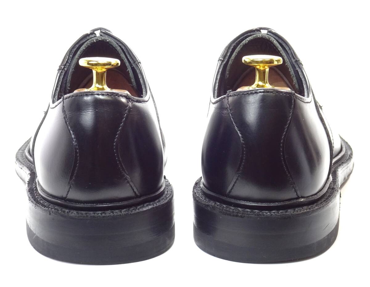 即決 REGAL 26.0cm プレーントゥ リーガル メンズ 黒 ブラック 本革 ビジネス 本皮 革靴 レースアップ 紳士靴 通勤 スーツ センスアップ_画像4