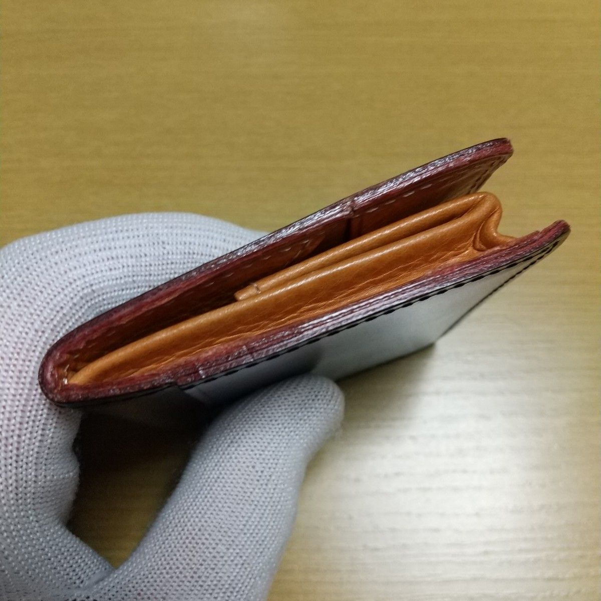 GANZO ガンゾ 上質レザー 日本製 コインケース 小銭入れ 財布 ブラック 美品