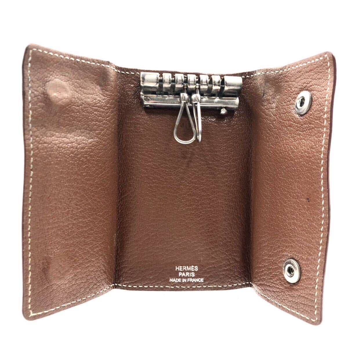 HERMES エルメス セリエ エテュイクレ6 キーケース レザー 本革 HERMES エルメス セリエ エテュイクレ6 キーケース レザー 本革