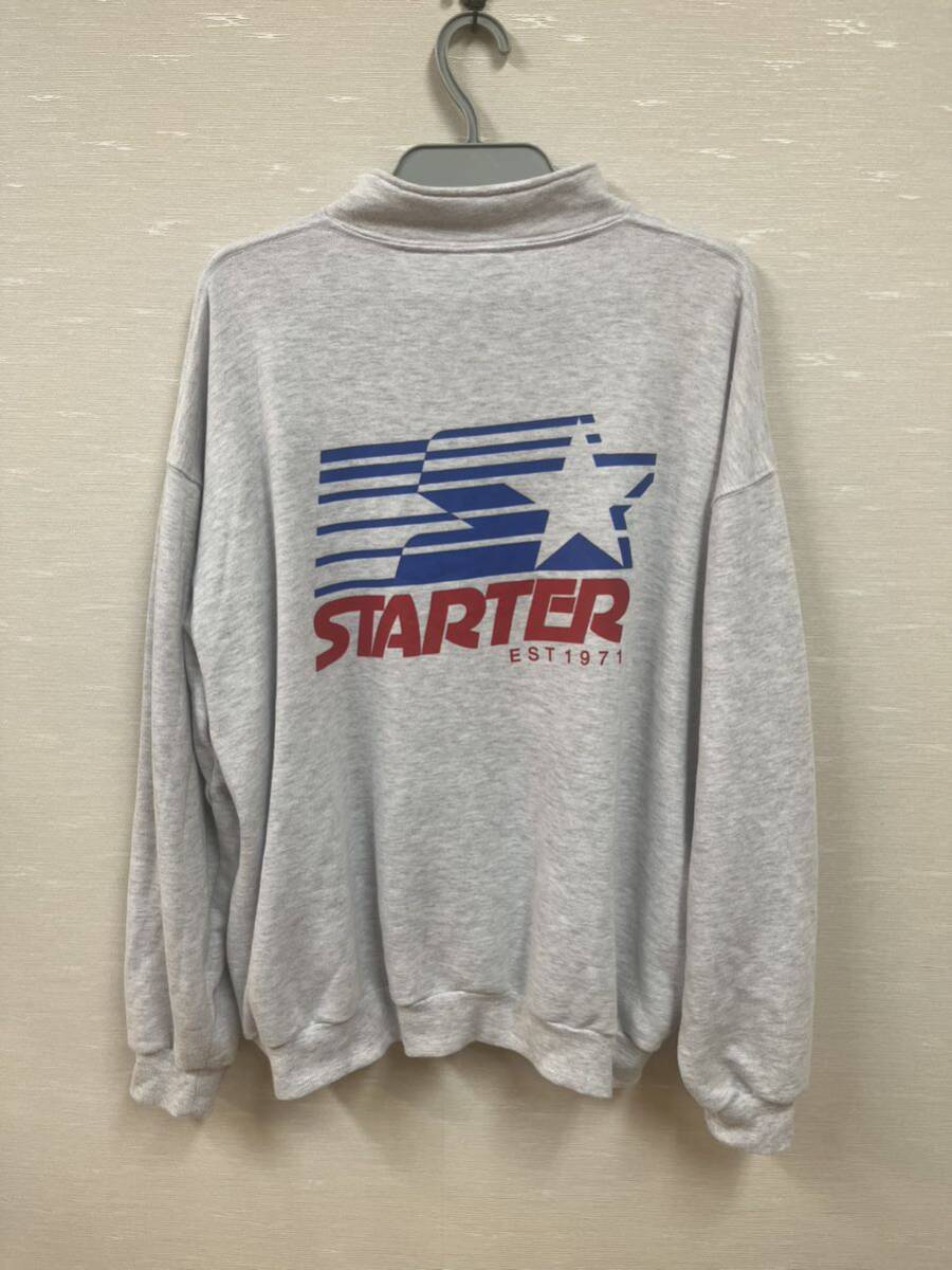 スターターSTARTER ハーフジップスウェット 90s ヴィンテージ_画像1