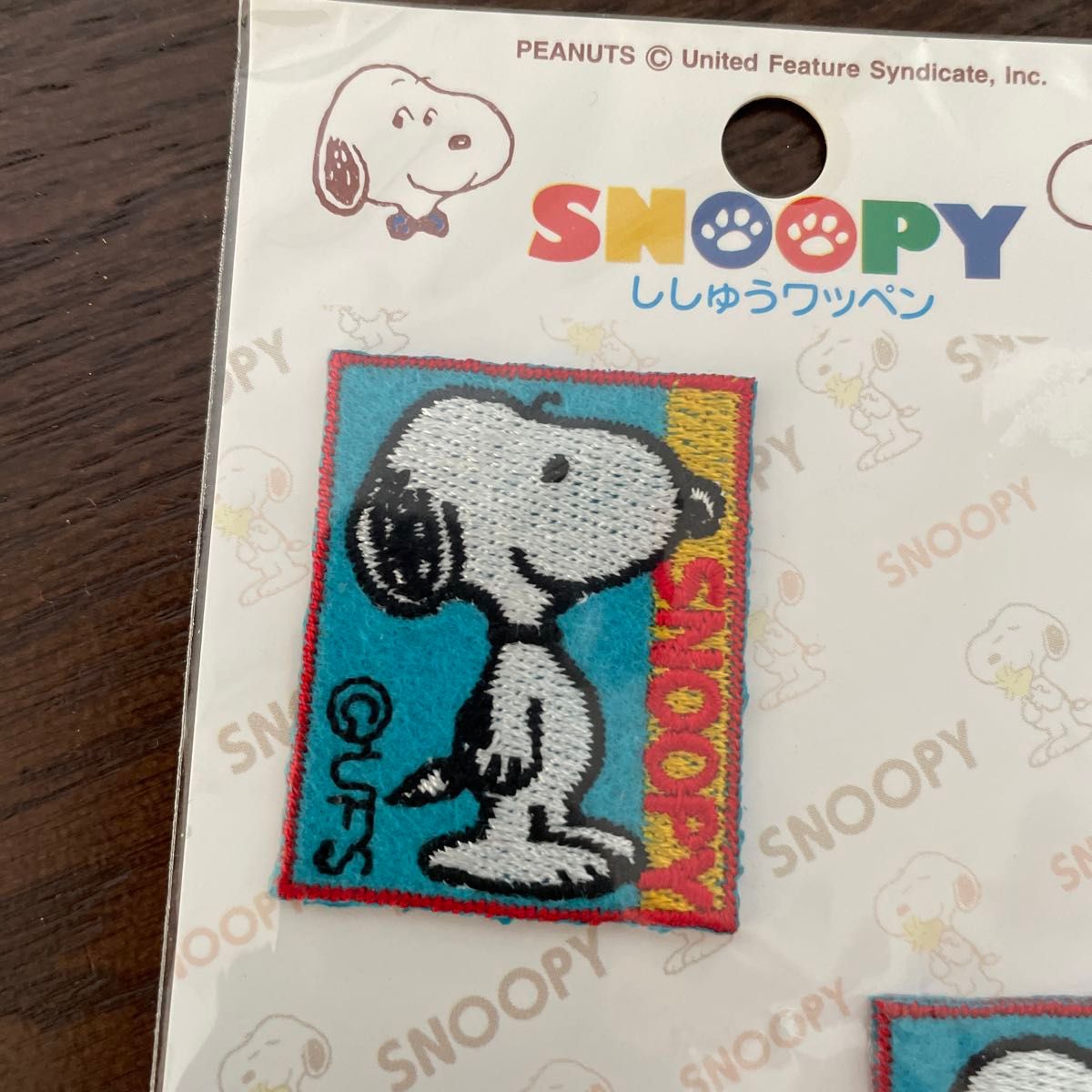 ワッペン　スヌーピー　新品未使用  snoopy