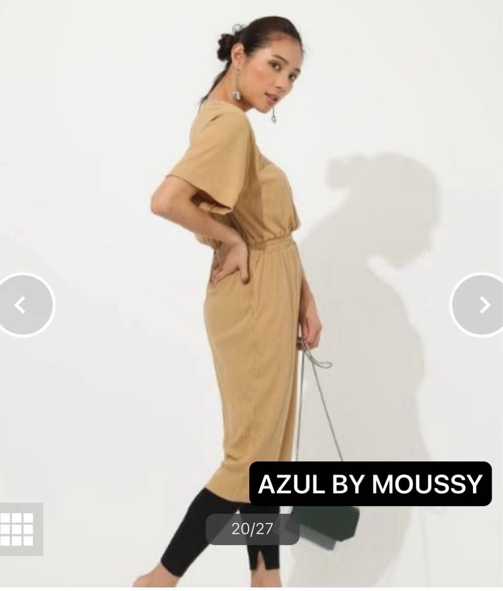 AZUL BY MOUSSY アズールバイマウジー　ワンピース　リブ　体型カバー　