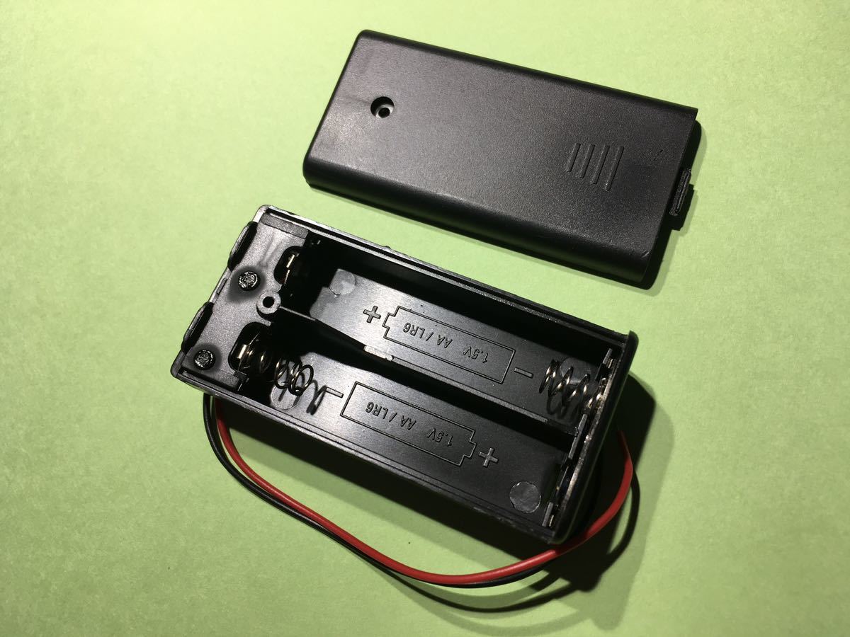  battery box single 3 battery 2 ps for switch attaching 2 piece set 