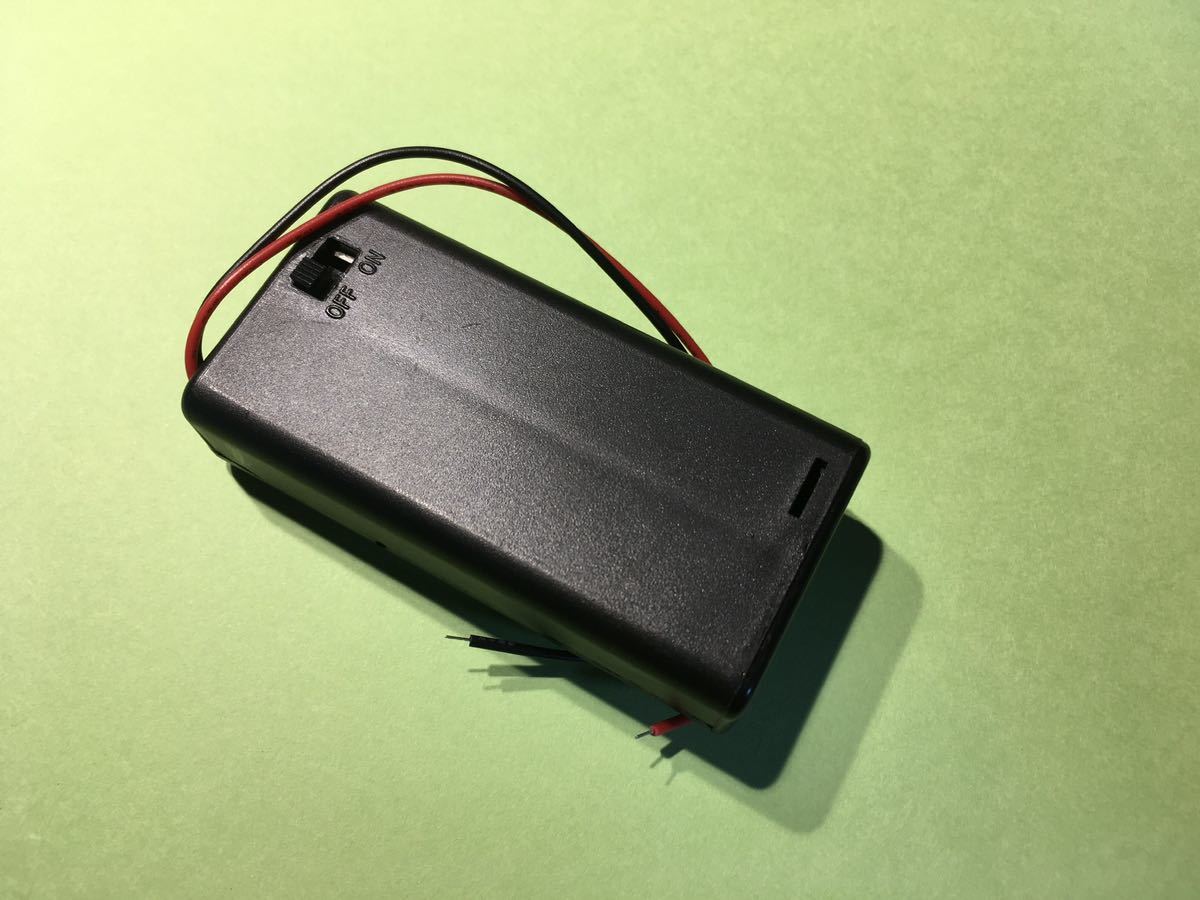  battery box single 3 battery 2 ps for switch attaching 2 piece set 